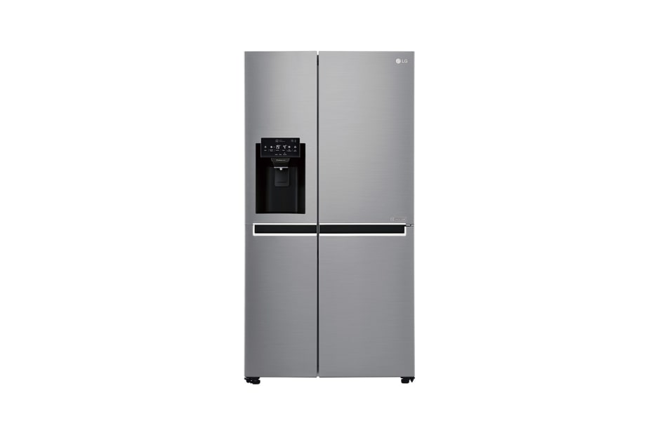 LG 625L Side by Side (Shiny Steel) - Jään ja veden annostelija Energialuokka F Vesi/jää ilman vesijohtoliitäntää, Smart Diagnosis™ - Wi-Fi-yhteys, GSL761PZUZ