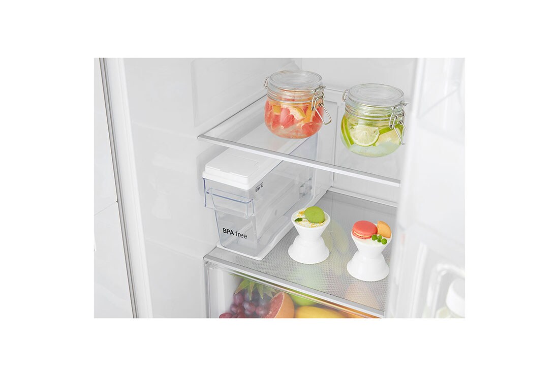 LG 625L Door in Door™ Side by Side (Shiny Steel) Energialuokka F,  Vesi/jää ilman vesijohtoliitäntää, Smart Diagnosis™ - Wi-Fi-yhteys, GSJ761PZTZ, thumbnail 6