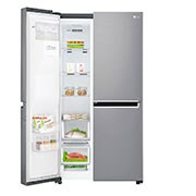 LG 625L Door in Door™ Side by Side (Shiny Steel) Energialuokka F,  Vesi/jää ilman vesijohtoliitäntää, Smart Diagnosis™ - Wi-Fi-yhteys, GSJ761PZTZ, thumbnail 7