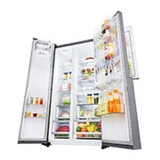 LG 625L Door in Door™ Side by Side (Shiny Steel) Energialuokka F,  Vesi/jää ilman vesijohtoliitäntää, Smart Diagnosis™ - Wi-Fi-yhteys, GSJ761PZTZ, thumbnail 13