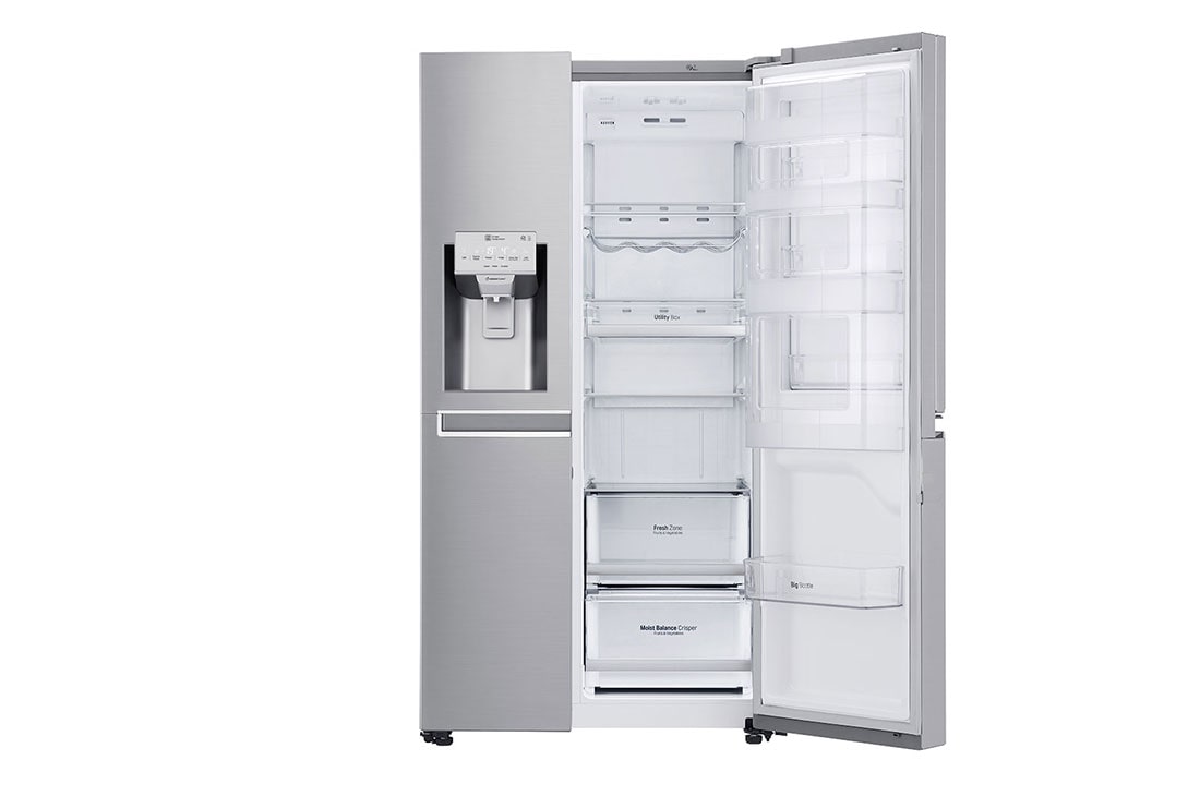 LG 625L Door in Door™ Side by Side (Noble Steel) Energialuokka F, Vesi/jää vesijohtoliitännällä, Smart Diagnosis™ - Wi-Fi-yhteys, GSJ960NSTZ, thumbnail 11
