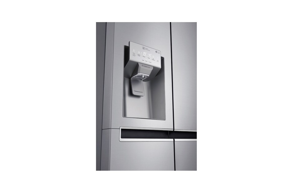 LG 625L Side by Side (Shiny Steel) Energialuokka F, Vesi/jää ilman vesijohtoliitäntää, Smart Diagnosis™ - Wi-Fi-yhteys, GSL961PZUZ, thumbnail 12