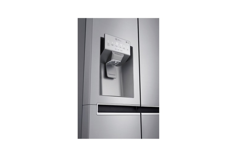 LG 625L Side by Side (Shiny Steel) Energialuokka F, Vesi/jää ilman vesijohtoliitäntää, Smart Diagnosis™ - Wi-Fi-yhteys, GSL961PZUZ, thumbnail 12