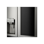 LG 625L InstaView Door in Door™ Side by Side (Noble Steel) Energialuokka F, Vesi/jää ilman vesijohtoliitäntää, Smart Diagnosis™ - Wi-Fi-yhteys, GSX961NSAZ, thumbnail 4