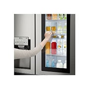 LG 625L InstaView Door in Door™ Side by Side (Noble Steel) Energialuokka F, Vesi/jää ilman vesijohtoliitäntää, Smart Diagnosis™ - Wi-Fi-yhteys, GSX961NSAZ, thumbnail 5