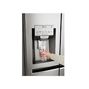LG 625L InstaView Door in Door™ Side by Side (Noble Steel) Energialuokka F, Vesi/jää ilman vesijohtoliitäntää, Smart Diagnosis™ - Wi-Fi-yhteys, GSX961NSAZ, thumbnail 9