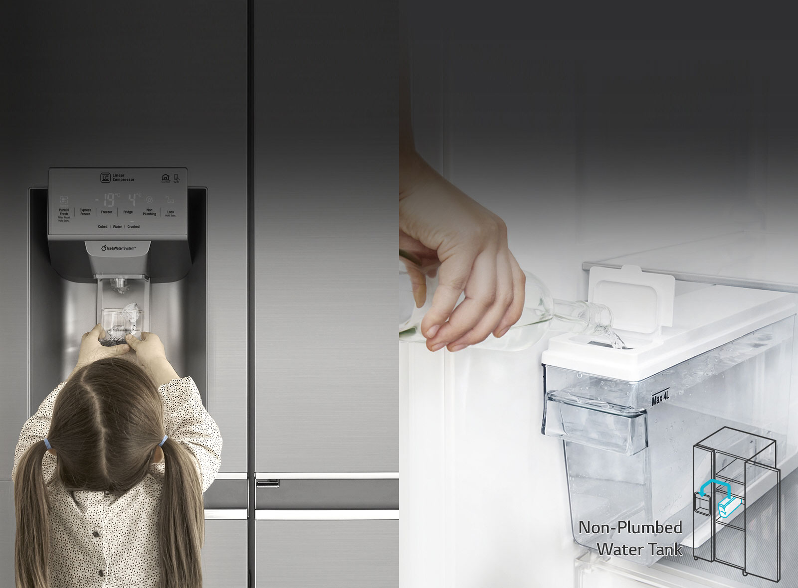 Veden annostelija ilman kiinteää vesiliitäntää1