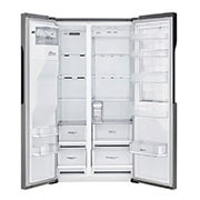 LG 606L Side by Side (tumman harmaa) Energialuokka F, Vesi/jää ilman vesijohtoliitäntää, Smart Diagnosis™, GSJ361DIDV, thumbnail 2