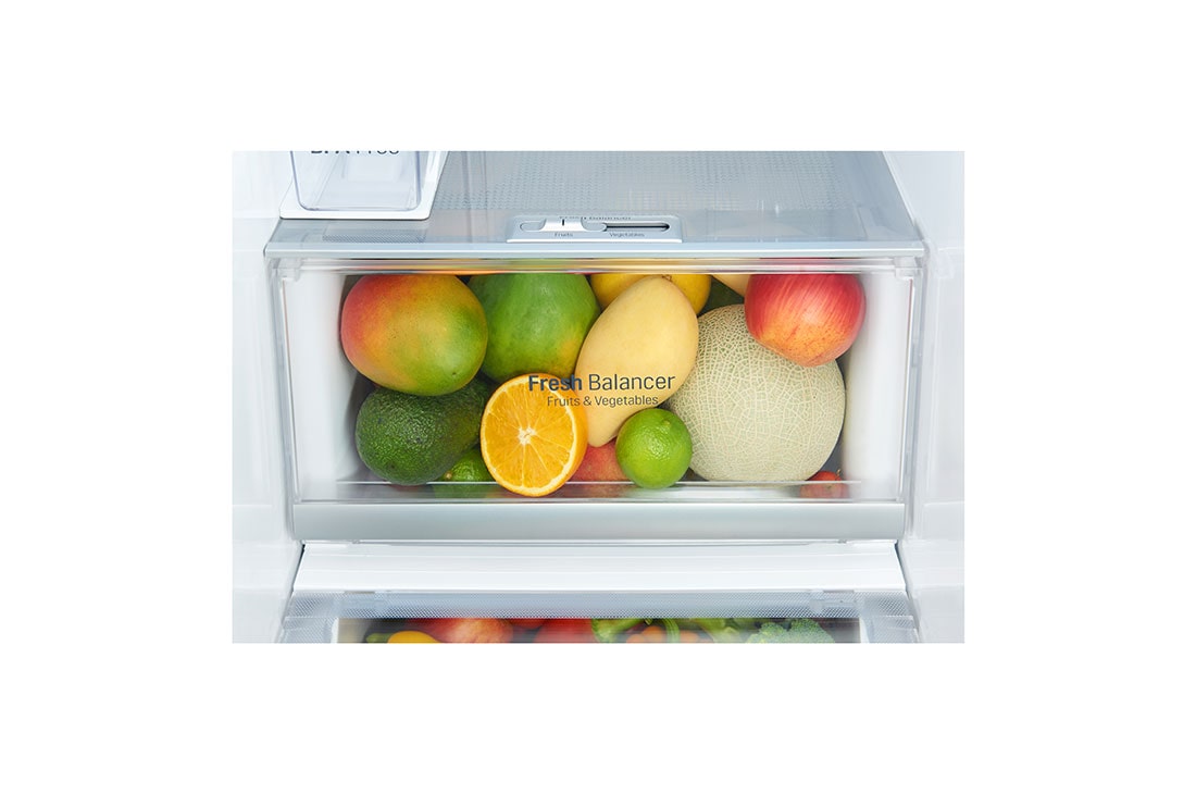 LG 625L InstaView Door in Door™ Side by Side (Shiny Steel) Energialuokka F, Vesi/jää ilman vesijohtoliitäntää, Smart Diagnosis™ - Wi-Fi-yhteys, GSI961PZAZ, thumbnail 8