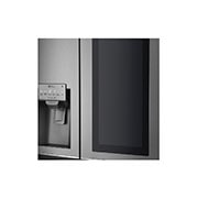 LG 625L InstaView Door in Door™ Side by Side (Shiny Steel) Energialuokka F, Vesi/jää ilman vesijohtoliitäntää, Smart Diagnosis™ - Wi-Fi-yhteys, GSI961PZAZ, thumbnail 4