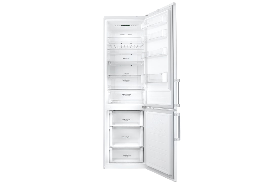 LG Jääpakastinkaappi jossa Total No Frost, 201cm (nettotilavuus 343 liter) , GBB60SWSFB, thumbnail 2