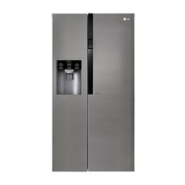 606L Side by Side (tumman harmaa) Energialuokka F, Vesi/jää ilman vesijohtoliitäntää, Smart Diagnosis™2