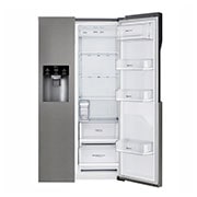 LG 606L Side by Side (tumman harmaa) Energialuokka F, Vesi/jää ilman vesijohtoliitäntää, Smart Diagnosis™, GSL361ICEV, thumbnail 2