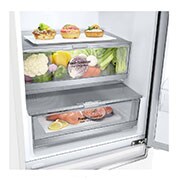 LG 2.03M 384L Jääkaappipakastimet (Valkonen) - Energialuokka D, Door Cooling™ ja Smart Diagnosis™ - Wi-Fi-yhteys, GBB72SWDFN, thumbnail 3