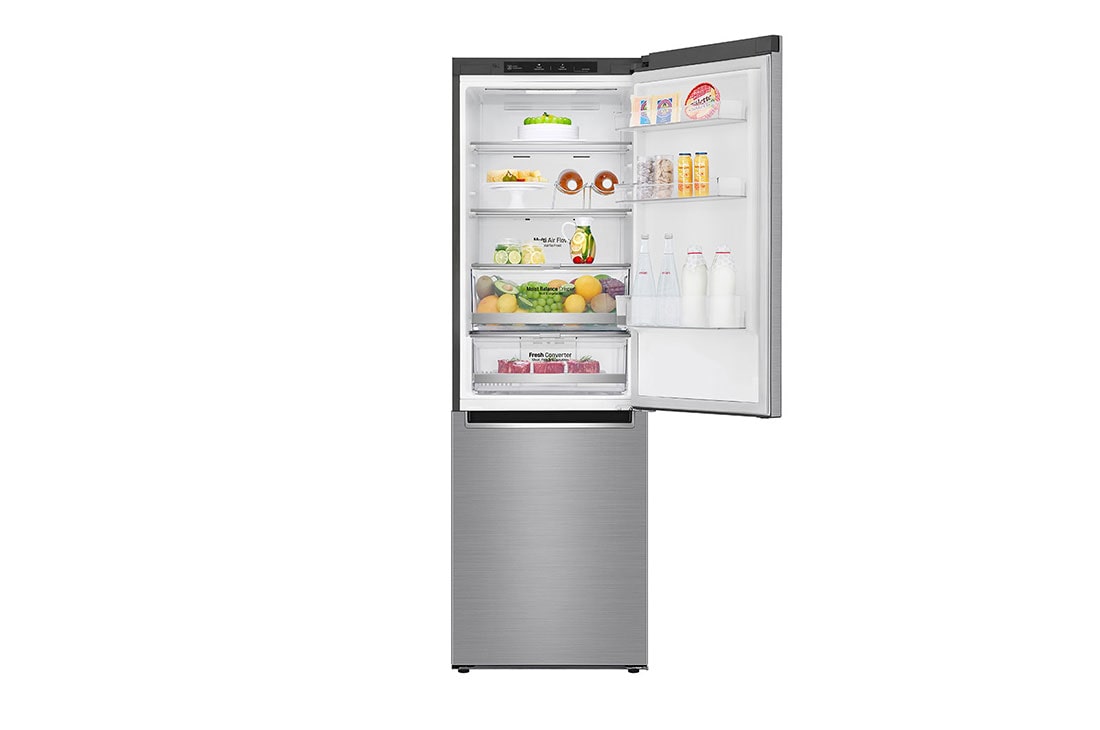 LG 1.86M 341L Jääkaappipakastimet(Shiny Steel) - Energialuokka D, Door Cooling™, Multi Flow, GBB71PZEFN, thumbnail 14