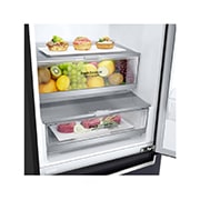 LG 1.86M 341L Jääkaappipakastimet(Matte Black) - Energialuokka D, Door Cooling™, Multi Flow, GBB71MCEFN, thumbnail 3