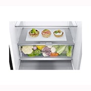 LG 1.86M 341L Jääkaappipakastimet(Matte Black) - Energialuokka D, Door Cooling™, Multi Flow, GBB71MCEFN, thumbnail 4