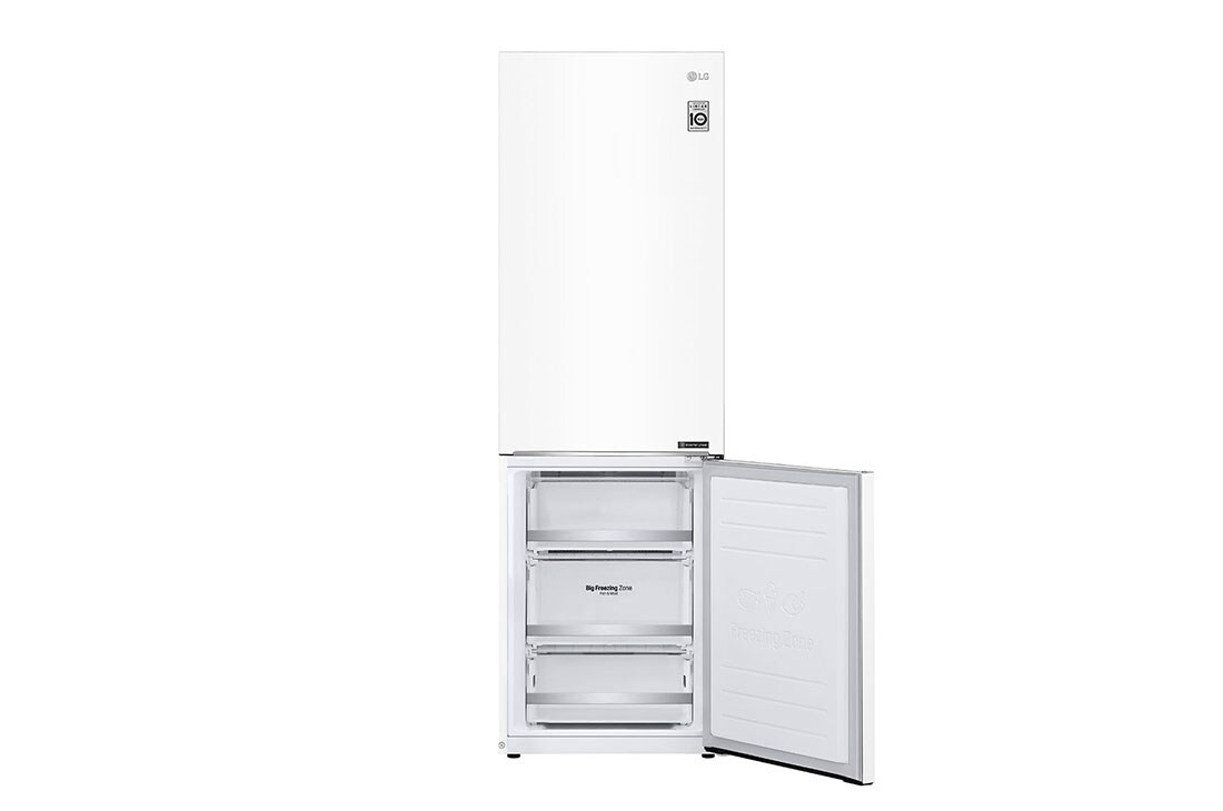 LG 1.86M 341L Jääkaappipakastimet (Valkoinen) - Energialuokka D, Door Cooling™, GBB71SWEFN, thumbnail 12