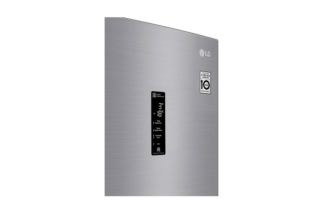 LG 2.03M 384L Jääkaappipakastimet (Shiny Steel) - Energialuokka D, Door Cooling™ ja Smart Diagnosis™ - Wi-Fi-yhteys, GBB72PZDFN, thumbnail 7