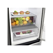 LG 1.86M 341L Jääkaappipakastimet (Shiny Steel) - Energialuokka E, Door Cooling™ ja Smart Diagnosis™ - Wi-Fi-yhteys, GBB61PZHZN, thumbnail 4