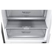 LG 1.86M 341L Jääkaappipakastimet(Shiny Steel) - Energialuokka E, Door Cooling™, Multi Flow, GBB71PZDZN, thumbnail 4