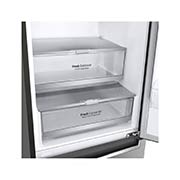 LG 1.86M 341L Jääkaappipakastimet(Shiny Steel) - Energialuokka E, Door Cooling™, Multi Flow, GBB71PZDZN, thumbnail 6