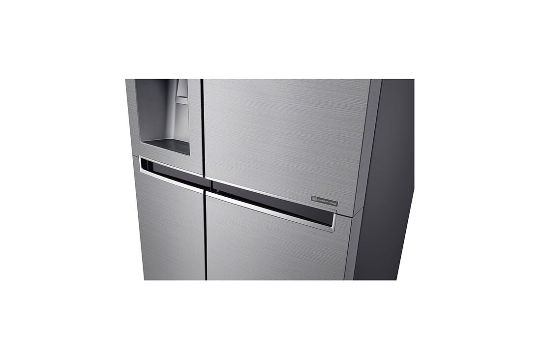 LG 625L Side by Side (Shiny Steel) - Energialuokka F, Vesi/jää vesijohtoliitännällä, Smart Diagnosis™, GSL960PZUZ, thumbnail 8
