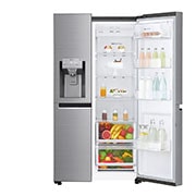 LG 625L Side by Side (Shiny Steel) - Energialuokka F, Vesi/jää vesijohtoliitännällä, Smart Diagnosis™, GSL960PZUZ, thumbnail 12