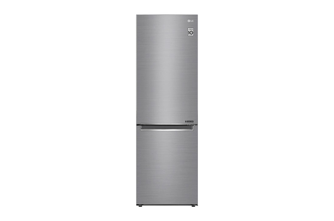 LG 1.86M 341L Jääkaappipakastimet(Shiny Steel), Energialuokka E, Door Cooling™, Multi Air Flow, GBB61PZJZN