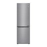 LG 1.86M 341L Jääkaappipakastimet(Shiny Steel), Energialuokka E, Door Cooling™, Multi Air Flow, GBB61PZJZN, thumbnail 1