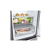 LG 1.86M 341L Jääkaappipakastimet(Shiny Steel), Energialuokka E, Door Cooling™, Multi Air Flow, GBB61PZJZN, thumbnail 3