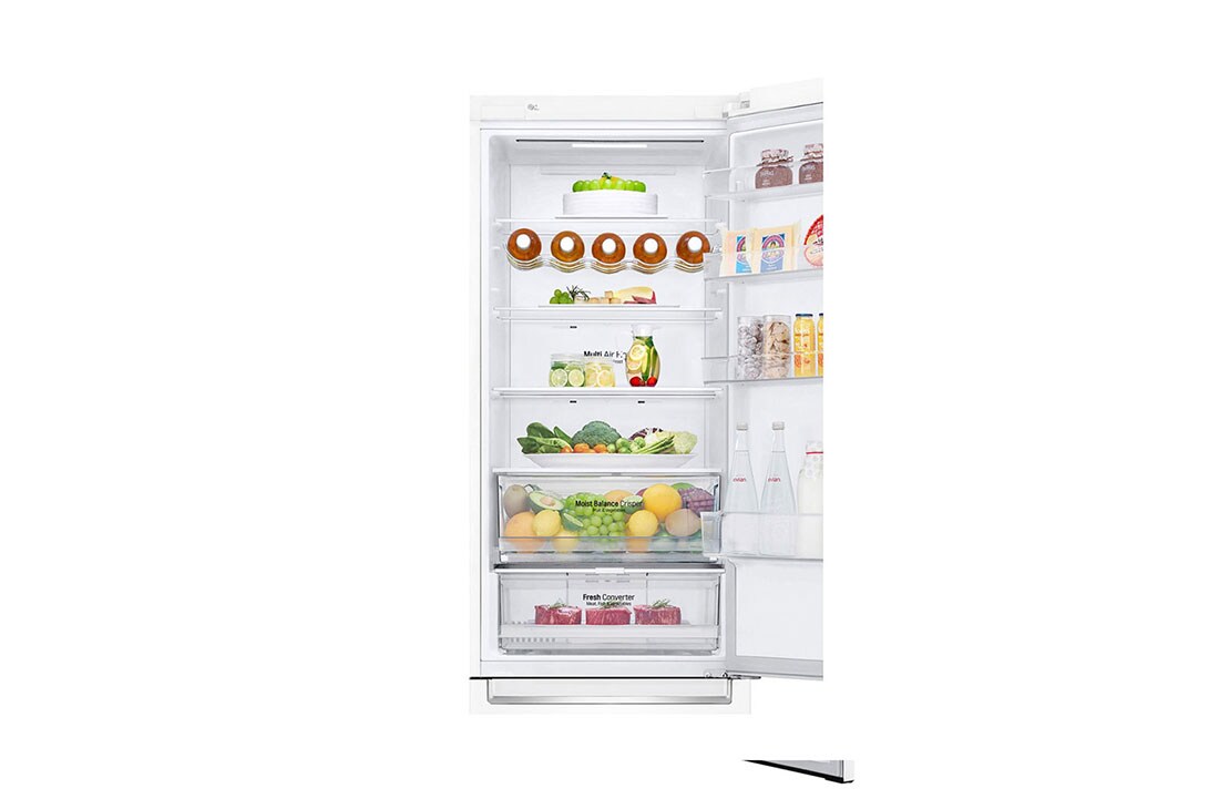 LG 2.03M 384L Jääkaappipakastimet (Valkonen) - Energialuokka D, Door Cooling™ ja Smart Diagnosis™ - Wi-Fi-yhteys, GBB62SWFFN, thumbnail 8