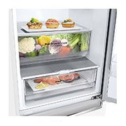 LG 2.03M 384L Jääkaappipakastimet (Valkonen) - Energialuokka D, Door Cooling™ ja Smart Diagnosis™ - Wi-Fi-yhteys, GBB62SWFFN, thumbnail 6