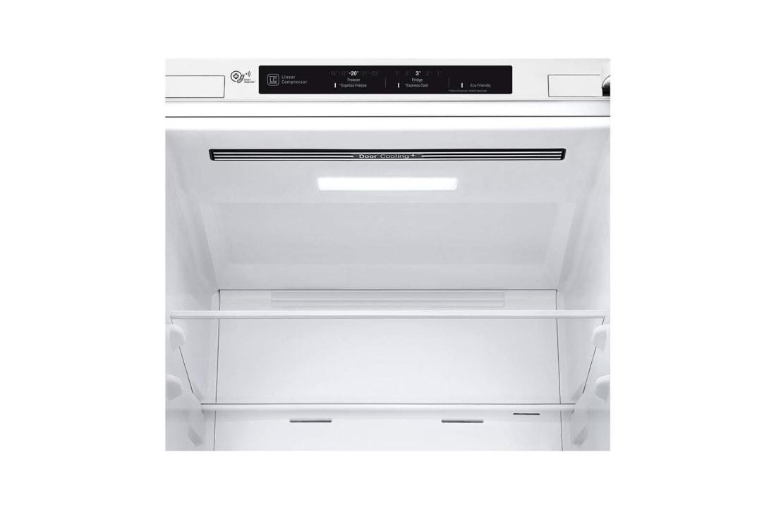 LG 1.86M 341L Jääkaappipakastimet (Valkonen) - Energialuokka E, Door Cooling™, GBB61SWJZN, thumbnail 3