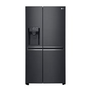 LG 625L Door in Door™ Side by Side (Matte Black) Energialuokka F,  Vesi/jää ilman vesijohtoliitäntää, Smart Diagnosis™ - Wi-Fi-yhteys, GSJ761MCZZ, thumbnail 2
