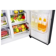 LG 625L Door in Door™ Side by Side (Matte Black) Energialuokka F,  Vesi/jää ilman vesijohtoliitäntää, Smart Diagnosis™ - Wi-Fi-yhteys, GSJ761MCZZ, thumbnail 8