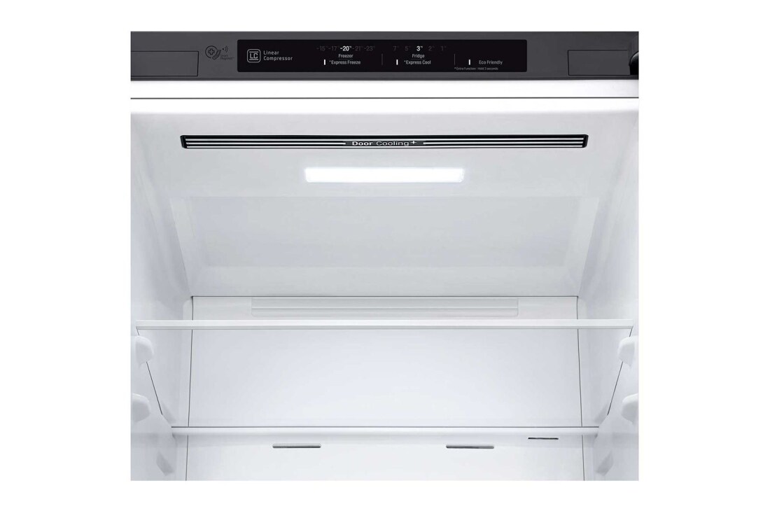 LG 1.86M 341L Jääkaappipakastimet(Dark Silver) - Energialuokka D, Door Cooling™, Multi Flow, GBP61DSPFN, thumbnail 3
