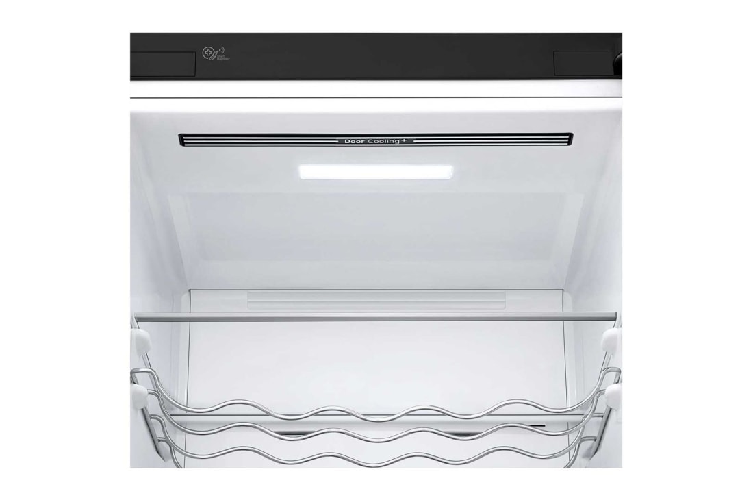 LG 2.03M 384L Jääkaappipakastimet (Matte Black) - Energialuokka E, Door Cooling™ ja Smart Diagnosis™ - Wi-Fi-yhteys, GBB72MCDZN, thumbnail 3