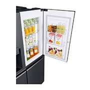 LG 625L Door in Door™ Side by Side (Matte Black) Energialuokka F, Vesi/jää ilman vesijohtoliitäntää, Smart Diagnosis™ - Wi-Fi-yhteys, GSJ961MCVZ, thumbnail 4