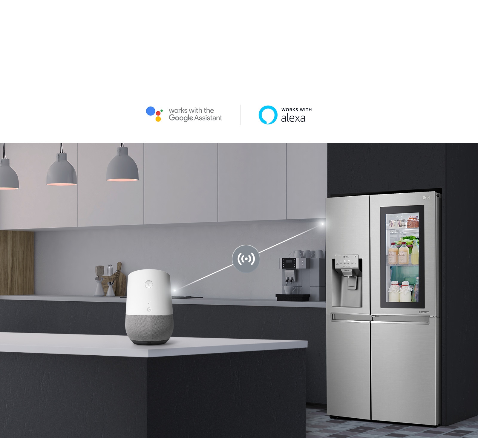 Valvo jääkaapin toimintoja, missä tahansa oletkin