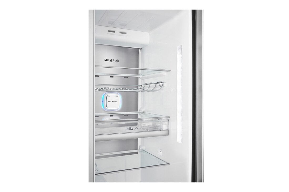 LG 625L InstaView Door in Door™ Side by Side (Noble Steel) Energialuokka F, Vesi/jää ilman vesijohtoliitäntää, Smart Diagnosis™ - Wi-Fi-yhteys, GSX961NSCZ, thumbnail 5