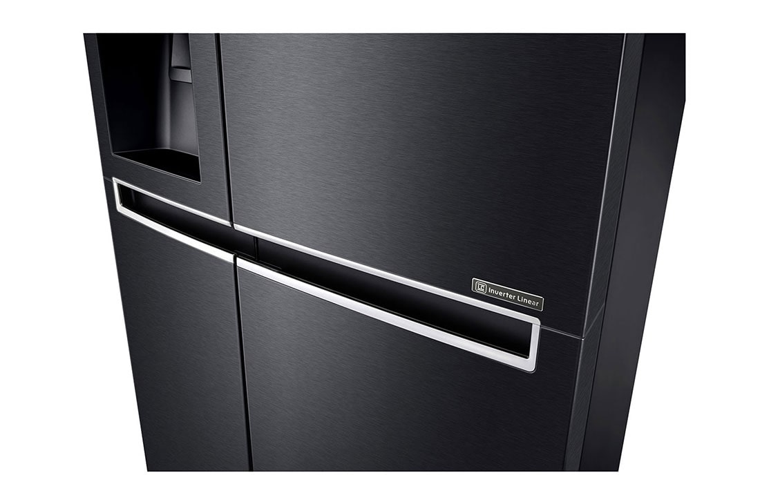LG 625L Side by Side (Matte Black) Energialuokka F, Vesi/jää ilman vesijohtoliitäntää, Smart Diagnosis™ - Wi-Fi-yhteys, GSL761MCXV, thumbnail 10