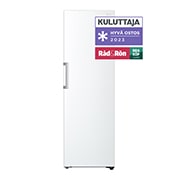 LG 386L Vapaasti seisova jääkaappi (Valkoinen) - Energialuokka E, Door Cooling™, LINEARCooling™, Moist Balance Crisper™, Etu, GLT51SWGSZ, thumbnail 1