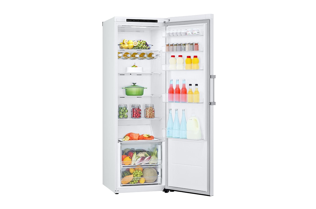 LG 386L Vapaasti seisova jääkaappi (Valkoinen) - Energialuokka E, Door Cooling™, LINEARCooling™, Moist Balance Crisper™, Vasen ylhäältä auki, GLT51SWGSZ, thumbnail 12