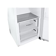 LG 386L Vapaasti seisova jääkaappi (Valkoinen) - Energialuokka E, Door Cooling™, LINEARCooling™, Moist Balance Crisper™, Etupuoli avoinna ruokaa, GLT51SWGSZ, thumbnail 3