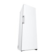 LG 386L Vapaasti seisova jääkaappi (Valkoinen) - Energialuokka E, Door Cooling™, LINEARCooling™, Moist Balance Crisper™, Perspektiivinäkymä vasemmalta avoinna, GLT51SWGSZ, thumbnail 8