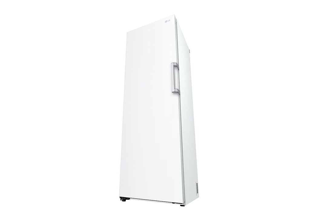 LG 324L Vapaasti seisova pakastin (Valkoinen) - Energialuokka E, Total No Frost, Express Freeze, Perspektiivinäkymä oikealta, GFT41SWGSZ, thumbnail 7