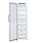 LG 324L Vapaasti seisova pakastin (Valkoinen) - Energialuokka E, Total No Frost, Express Freeze, Etupuoli avoinna, GFT41SWGSZ, thumbnail 2