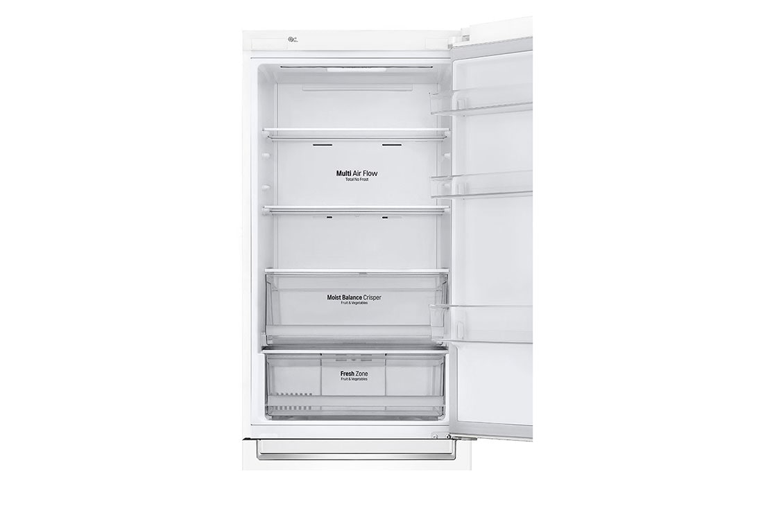 LG 1.86M 341L Jääkaappipakastimet (Valkoinen) - Energialuokka E, Door Cooling™ ja Smart Diagnosis™ - Wi-Fi-yhteys, GBB61SWHMN, GBB61SWHMN, thumbnail 4