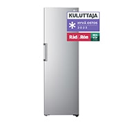 LG 386L Vapaasti seisova jääkaappi (Shiny Steel) - Energialuokka E, Door Cooling™, LINEARCooling™, Moist Balance Crisper™, Vetolaatikko, GLT51PZGSZ, thumbnail 1